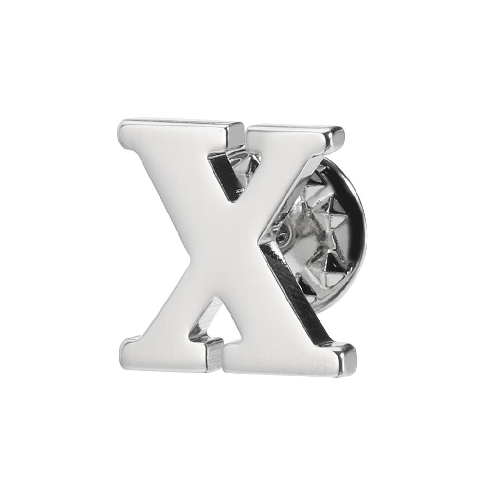 Uxcell Letter Lapel Pins, Initial Alphabet Collar Pins Letter Brooch Pins for Women Men Shirt Dress Suits Coat Collar Letter A-Y