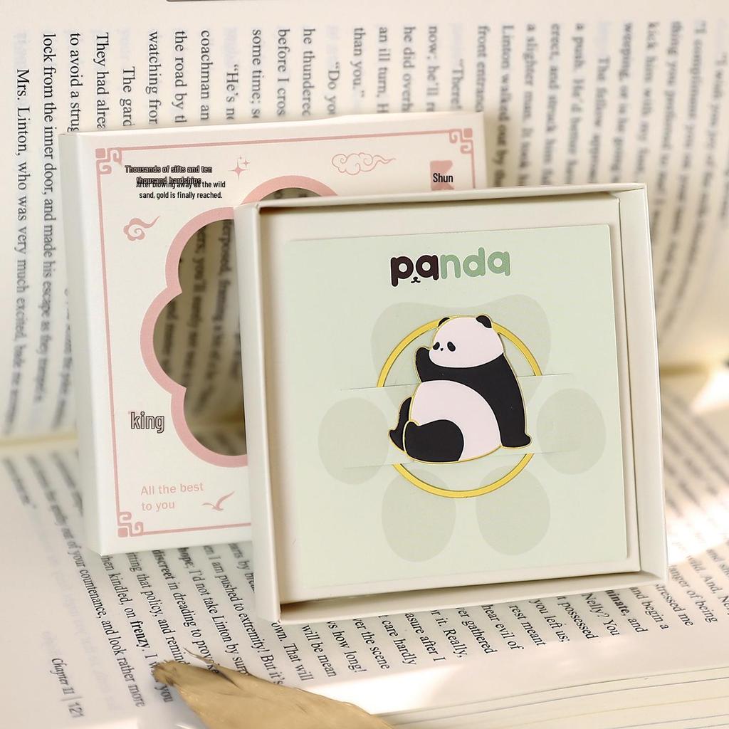 Panda Metal Bookmark with Tassel - Classic Chinese Style, Palace Museum Cultural Souvenir