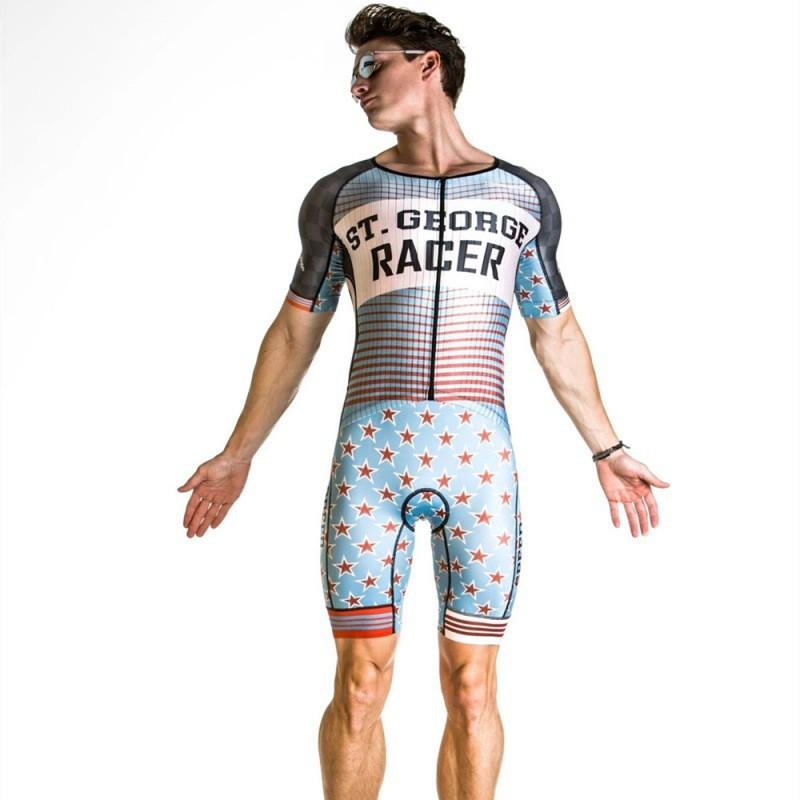 Men Women Triathlon Cycling Suit One-Piece Race Wear Winter Thermal Compression Outfit