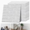 Vintage 38.5X35cm Moisture-proof 3D Solid Color Self-adhesive Wallpaper for Bedroom Wall Stickers