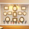 Boîte DIY Mini Musées Silhouettes avec Mini Cadre Figures Ombres Cadre Boîte Ensemble Personnaliser DIY Vitrine d'Affichage Souvenir Photo