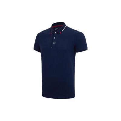 Sports Life Series Casual Sports Polo Shirt Men Tops Deep-Blue APLQ161-2