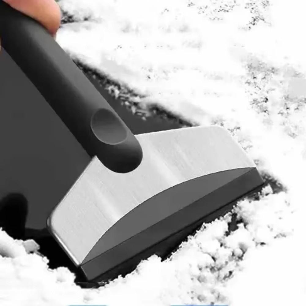 2pcs Scraping Edge Car Snow Remover Shovel Silicone Snow Cleaning Tool Handheld Ice Scraper Window