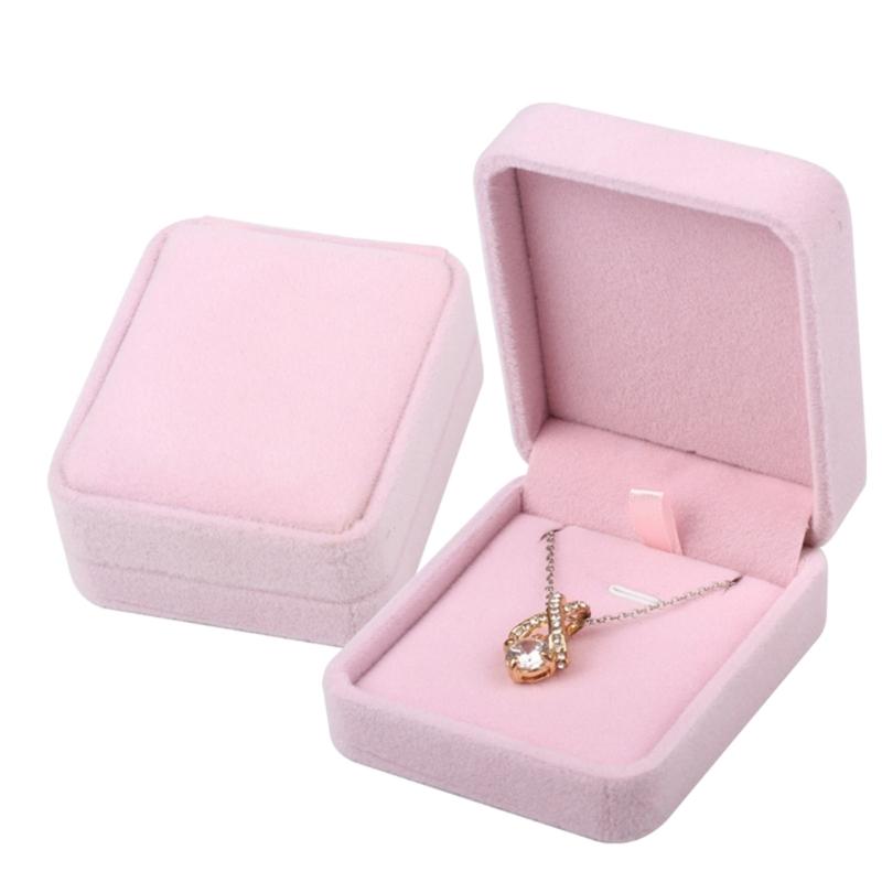 Protective Jewelry Box Portable Jewellery Holder Soft Jewelry Display Case Props Rings/Earrings/Necklace/Bracelet Holder