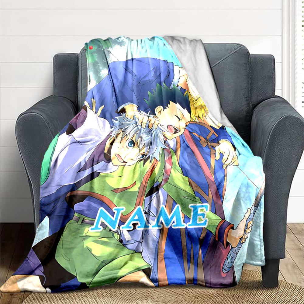 Custom 1pc Adventure Future World Blanket, Soft And Comfortable Blanket, Casual Warm, Camping Travel Blanket, Birthday Gift Q912131