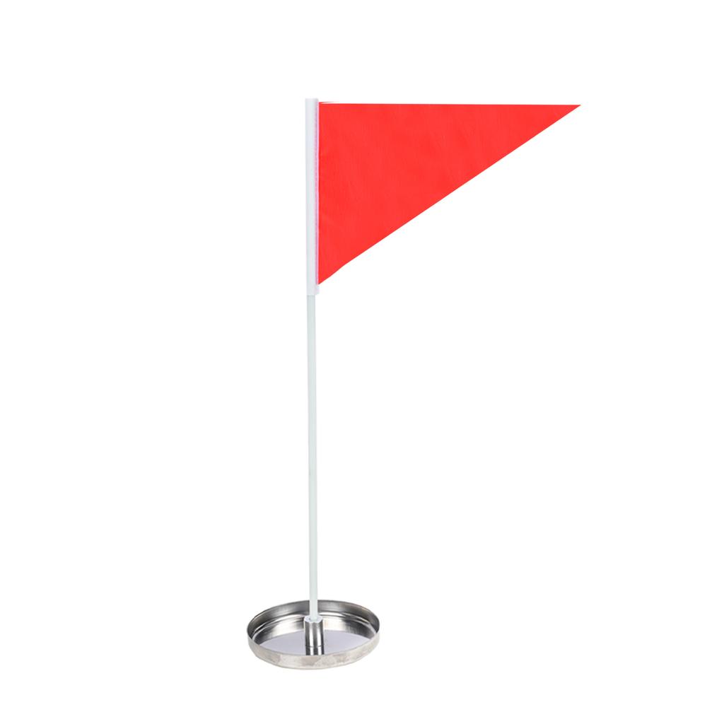 Golf Putting Practice Set with Stainless Steel Cup Base and Flagpole with Triangular Flag for Indoor and Outdoor Training Access 5