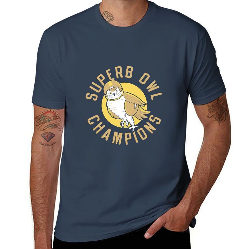 Superb Owl TShirt Casual Pattern Print Tee Shirt