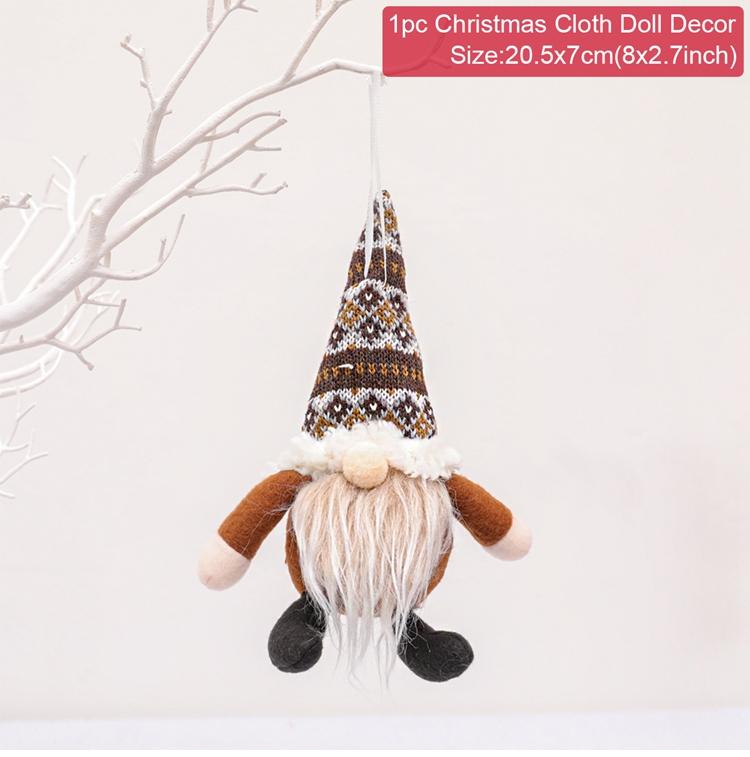 Christmas Gnomes Elf Doll Christmas Decorations 2025 Christmas Ornaments Home Decoration Xmas Gifts Navidad Natal New Year 2025