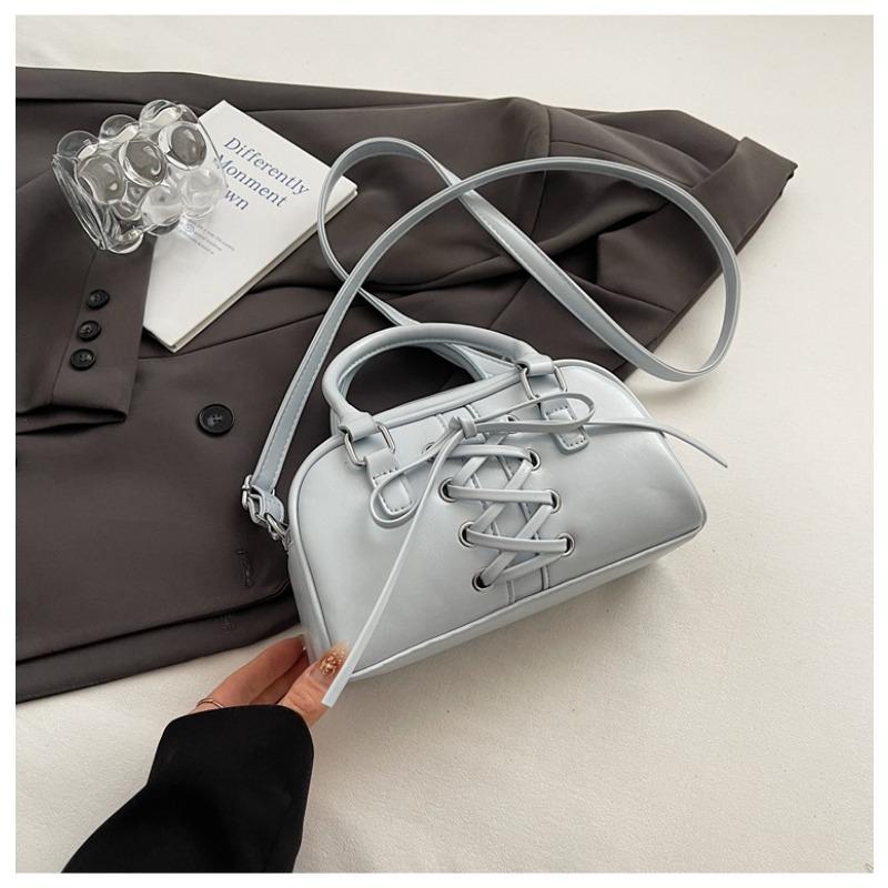 

Сумка женская большой вместимости новая весна-лето нишевая ретро на плечо сумка-мессенджер для通勤 сумка-подушка синий