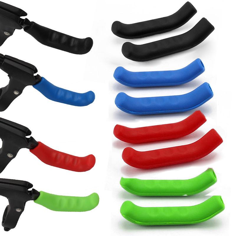 Silicone Anti-slip Bicycle Brake Lever Cover Handle Sleeve Grip Protector 1 Pair