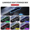 NEUE Auto-Spalt-Aufbewahrungsbox USB Bunte LED für Volvo V60 V40 XC90 S60 XC60 S90 V90 CX70 XC40 C40 C70 EX90 Sitzspalt-Tasche