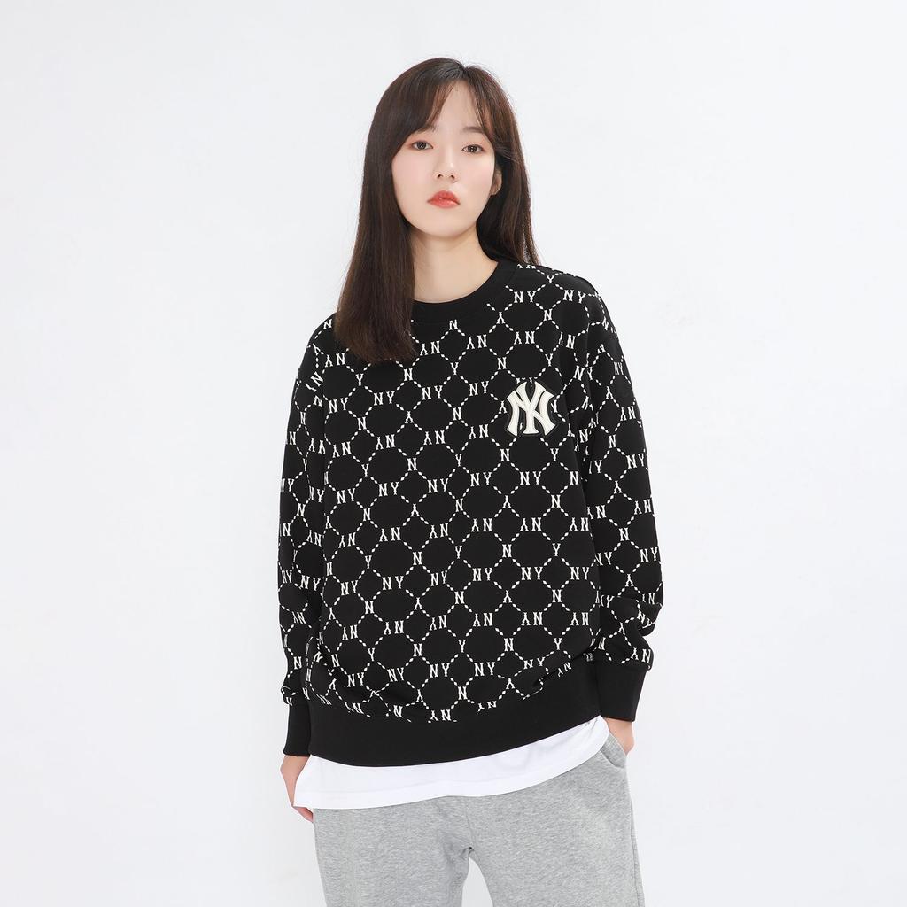 MLB Sweatshirt Fall Unisex Black 3AMTM0314-50BKS