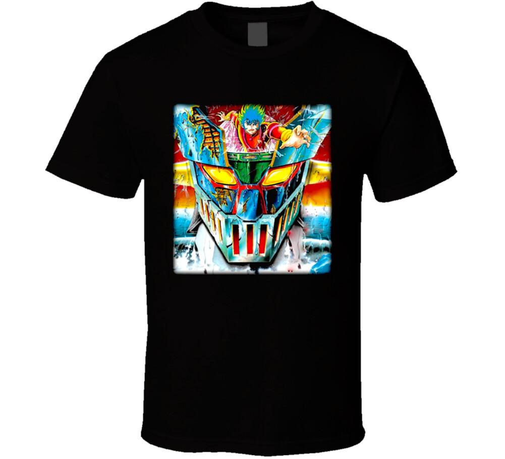 Mazinger Z Abgetragenes T-Shirt Herren Damen T-Shirts Top