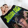 Jason 'JD' Dean Retro Tee. Throw Blanket Camping anime Furry Shaggy Blankets Winter beds For Baby Picnic Blankets