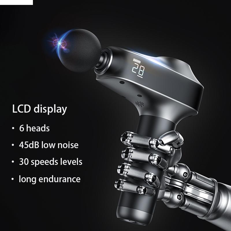 New Arrival Massage Products Brushless Motor Strong Deep Tissue Percussion Muscle Massager Body Professional Massage Gun