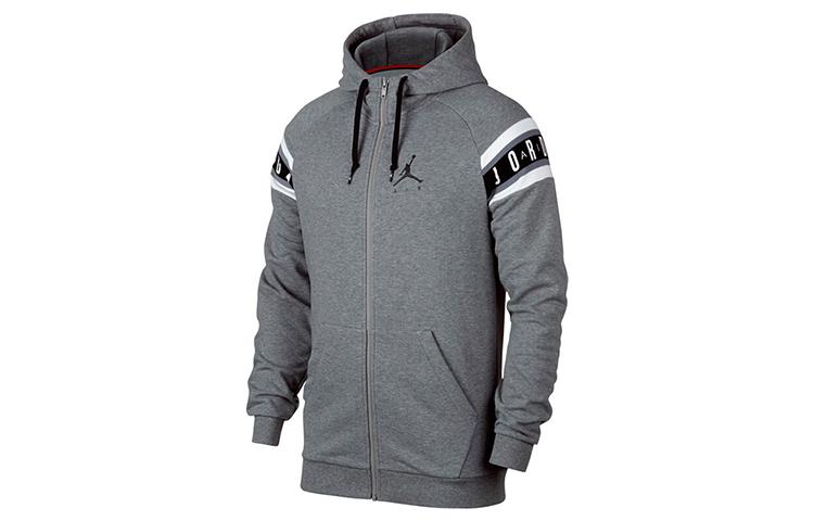 Куртки Jordan Jumpman Мужские Серые С капюшоном Умеренные Другие AR2249-091 XL