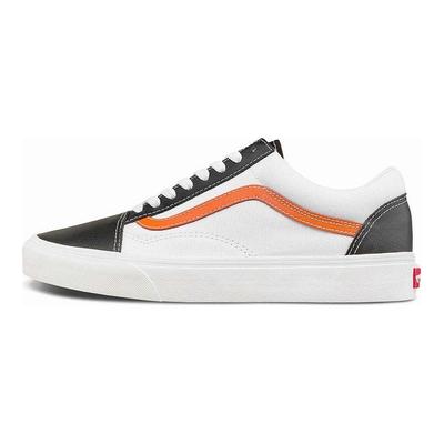Old Skool Classic Sport - Black White Orange Unisex Sneakers True-White VN0A5KRF93U