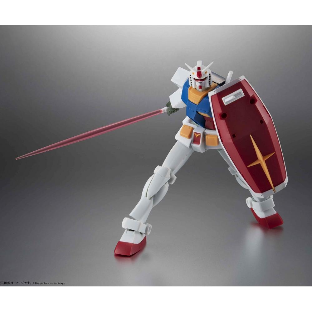 ROBOT Spirits Mobile Suit Gundam [SIDE MS] RX-78-2 Gundam ver. ANIME. [BESTE UTVALG] Ca. 125 mm ABS&PVC malt bevegelig figur