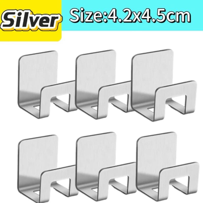 Stainless Steel Kitchen Sink Sponge Holder Tray Drainer Rack Self Adhesive Hook Sink Storage Holder Kitchen Accessories