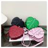 New leaf indentation premium commuter shoulder bag women's mini personalized summer retro versatile casual messenger bag