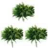A74E-30Pcs Artificial Boston Fern Bush Silk Plant Hanging Fake Greenery Home Decor