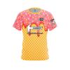 New Men Hammer Ice Cream Waffle Cone 3D Printed Bowling Shirt Short Sleeve Performance Sports T-shirt Fans Casual Street Top