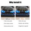 2 Pcs Front Grille Trim Strips For BMW 1 2 3 4 Series F30 F31 F32 F34 F35 F36 G20 G21 F20 F21 F22 Front Kidney Grilles V Brace