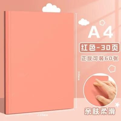 

A4 paper storage bag folder transparent insert brochure archive folder office supplies contract folder student music score