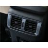Rear Black Air Vent Outlet Stainless Steel Cover Frame For - Toyota RAV4