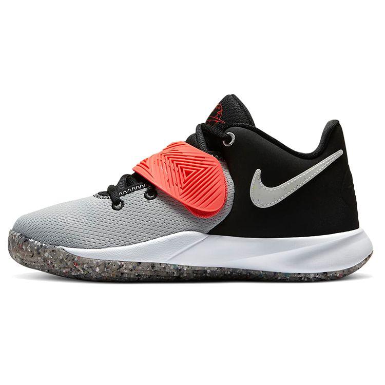 

Nike Kyrie Flytrap 3 SE GS Light Smoke Grey Bright Crimson Детские кроссовки Черный Белый CZ6567-001