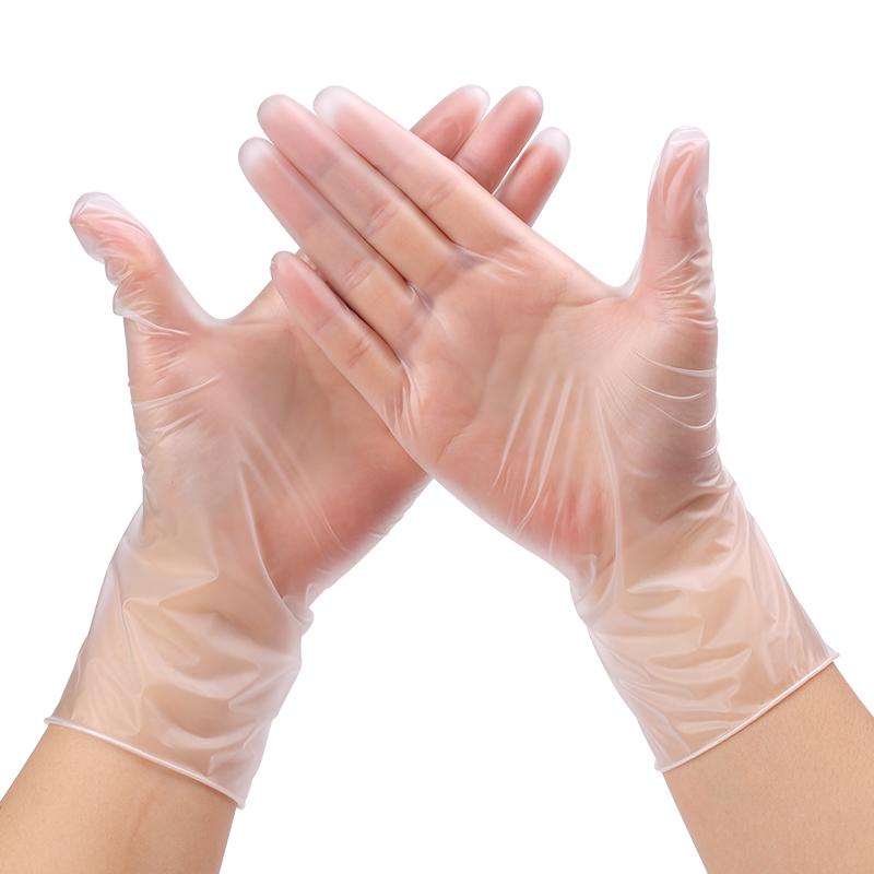 Food Grade PVC Latex Rubber Disposable Gloves for Kitchen & Household Tasks