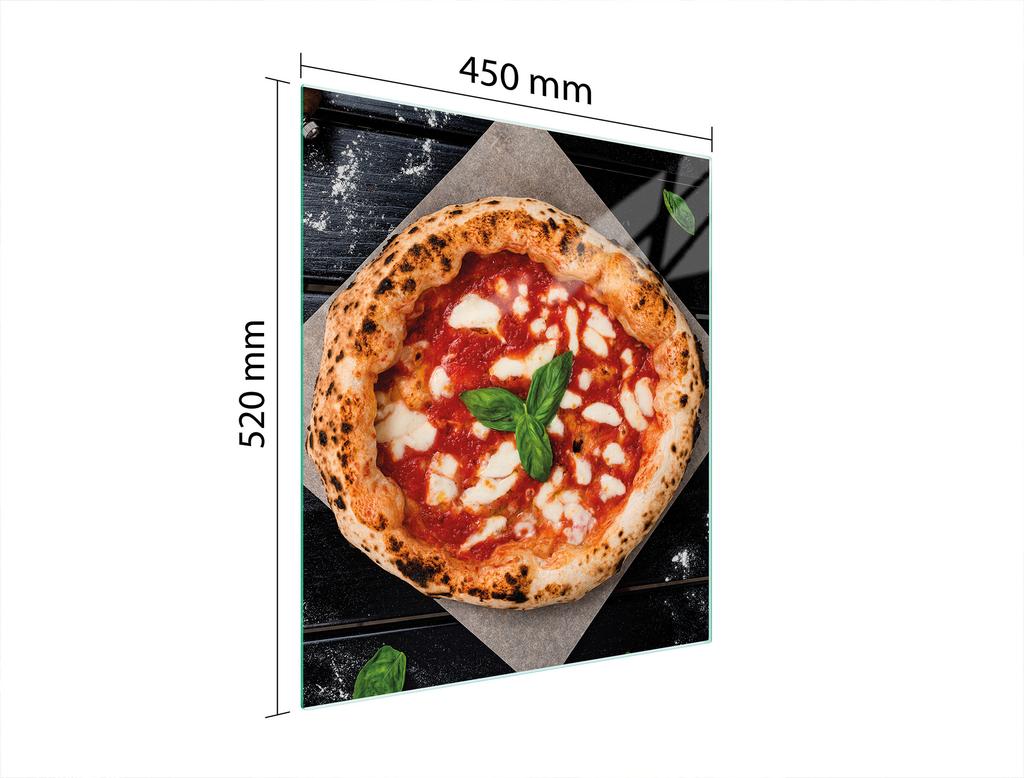 SZKLANA DESKA DO KROJENIA 45x52 PIZZA