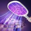 Rechargeable Electric Mosquito & Fly Swatter with Three-Layer Safety Net