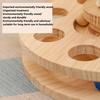New Pet Solid Wood Carousel Cat Toys Teasing Cats Since Hi Sisal Claw Grinding Teasing Toys Cat Scratching Board Pet Supplies