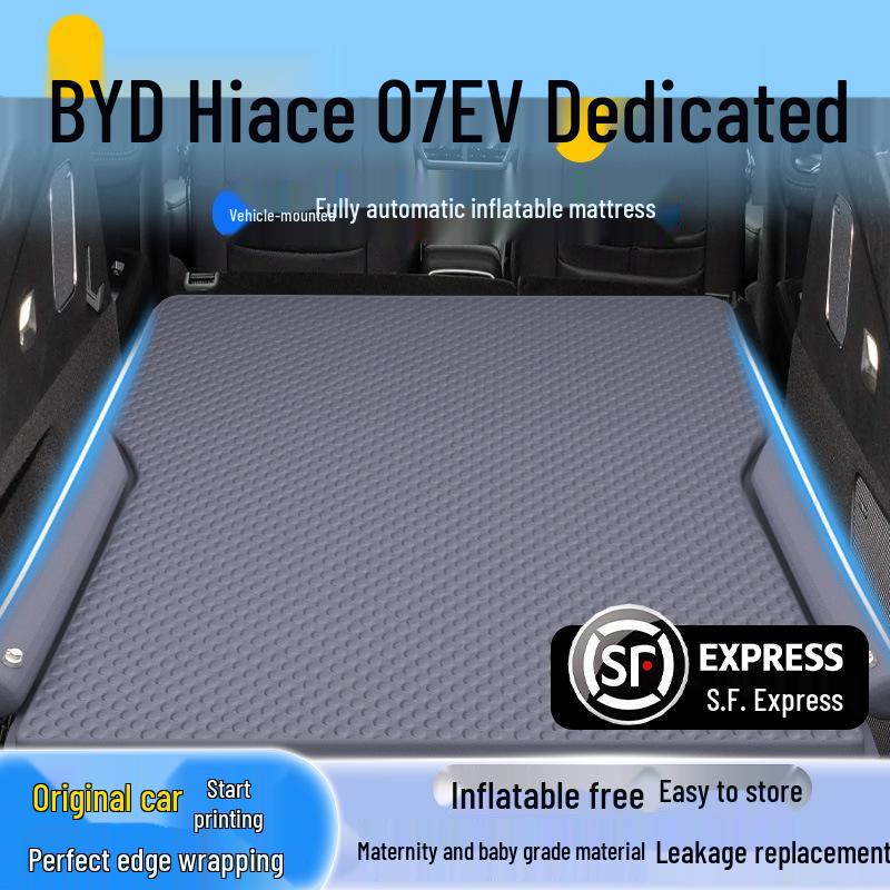 BYD Sea Lion 07 EV Mattress: Inflatable Car Bed for Comfortable Sleeping In Trunk.