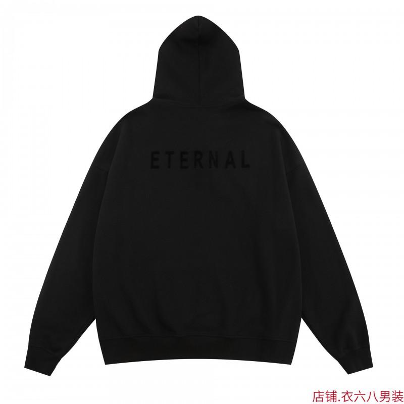 Unisex Streetwear Hoodie With Letter Print Contrast Stitched Pockets Oversized Cotton Sweatshirt Fall