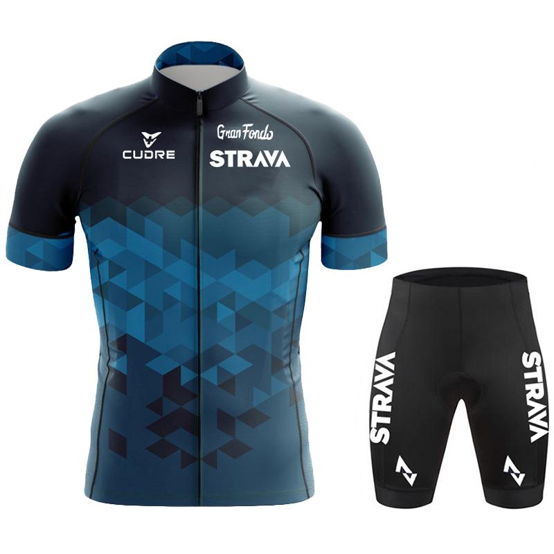 Tour De France Men's Short Sleeve Suit Row Cycling Event Cycling Suit Top