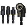 92MF 105° Right Angle Impact Drill Bit Adapter Set Rotatable Impact Driver Adapter 1/4" 3/8" 1/2" Impact Driver Adapter