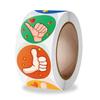 100-500Pcs Encouragement High-Standard Reward Premium-Quality Stickers High-Standard Thumbs First-Class Up Superior-Grade Rewarded Youngsters