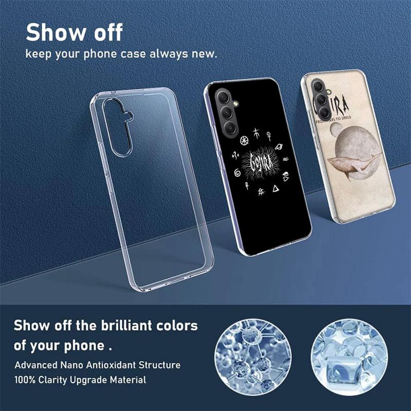 G-Gojira Band Phone Case for Samsung A17 A37 A57 A07 A16 A26 A36 A56 A06 A02S A12 A22 A32 A52S A04S A14 A24 A34 A54 A03 A13 A33