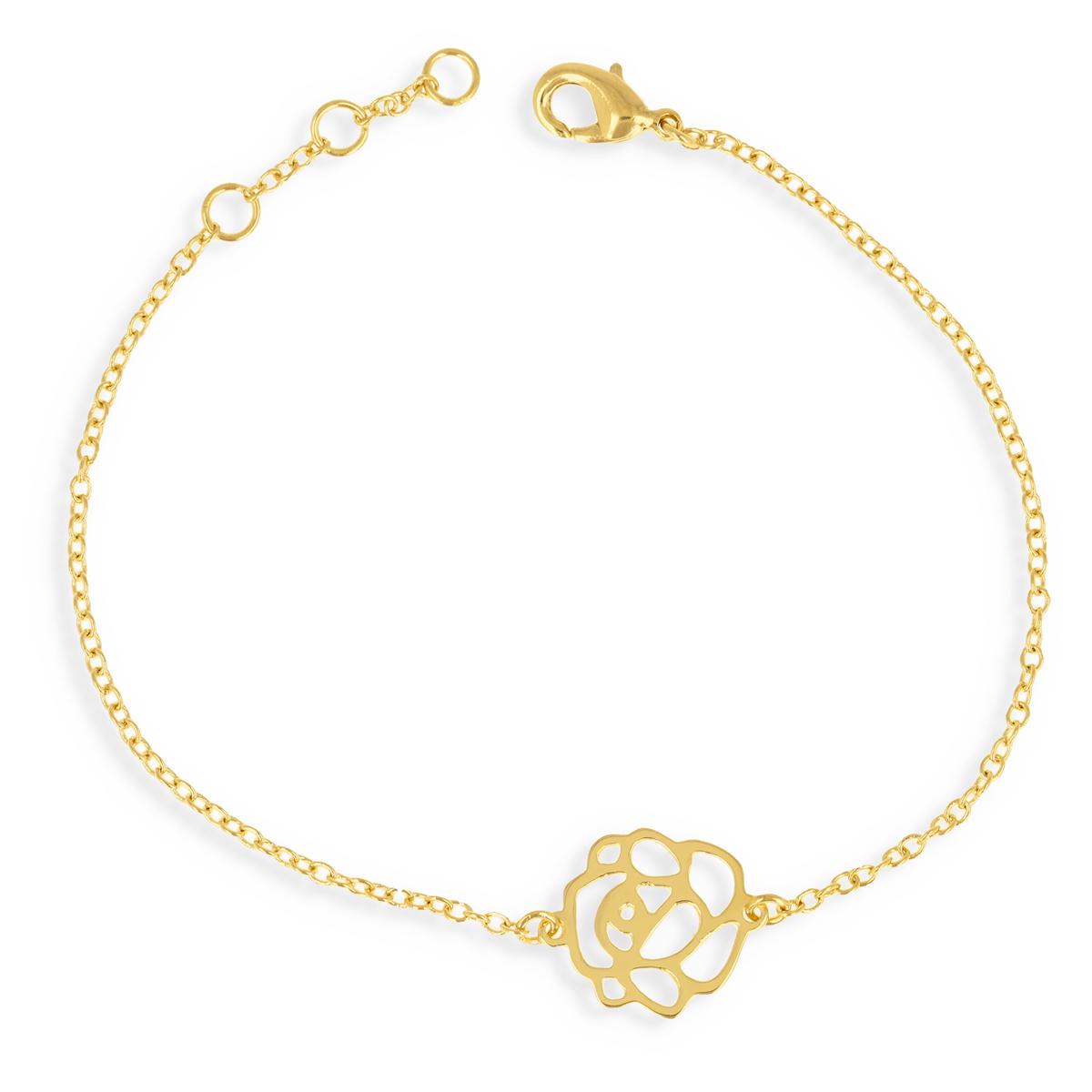 

Les Trésors De Lily [Q2862] - Позолоченный браслет Rosa Romantica - 12 мм