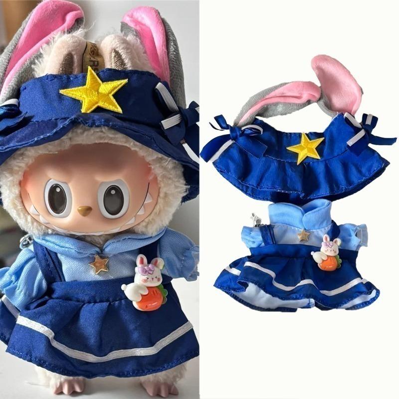 15 17Cm For Labubu Doll Nick Wilde Judy Hopps Police Officer Animal Cosplay Clothes Cartoon Zootopia Outfit Clothing