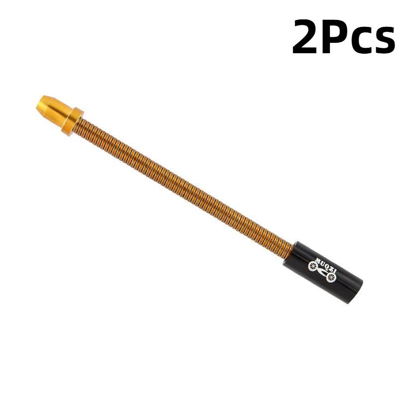 Universal Fit Aluminium Alloy Bike V Brake Cable Guide Pipe Wear Resistant Bend Hose Tube for All Kinds of Bicycles Repair