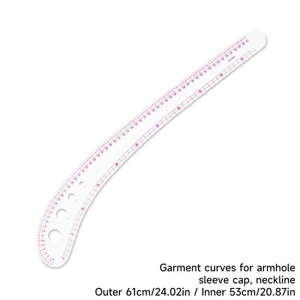 Tailor Measure Ruler Soft Grading Design Ruler French Metric Curve Template Sewing Accessories For Clothing Pattern Making DIY