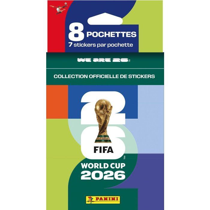 Blister - PANINI - FIFA WORLD CUP 26TM - 8 Packs of 7 Stickers