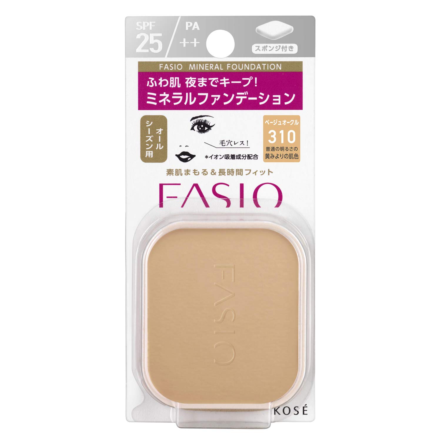 

FASIO Mineral Foundation Beige Ocher 310 9g (Refill)