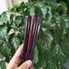 Folding Openwork Japanese Style for Women and Men Fan Case and Tassel Women's Fan, Design, Bamboo, Accessory, (Includes Decoration) (Black)