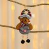 Santa Claus Merry Christmas Ornament Elk Christmas Decoration Snowman Tree Pendant  Happy New Year