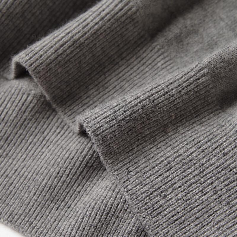 Srcr Women's Mock Neck Faux Two-Piece Pure Wool Sweater