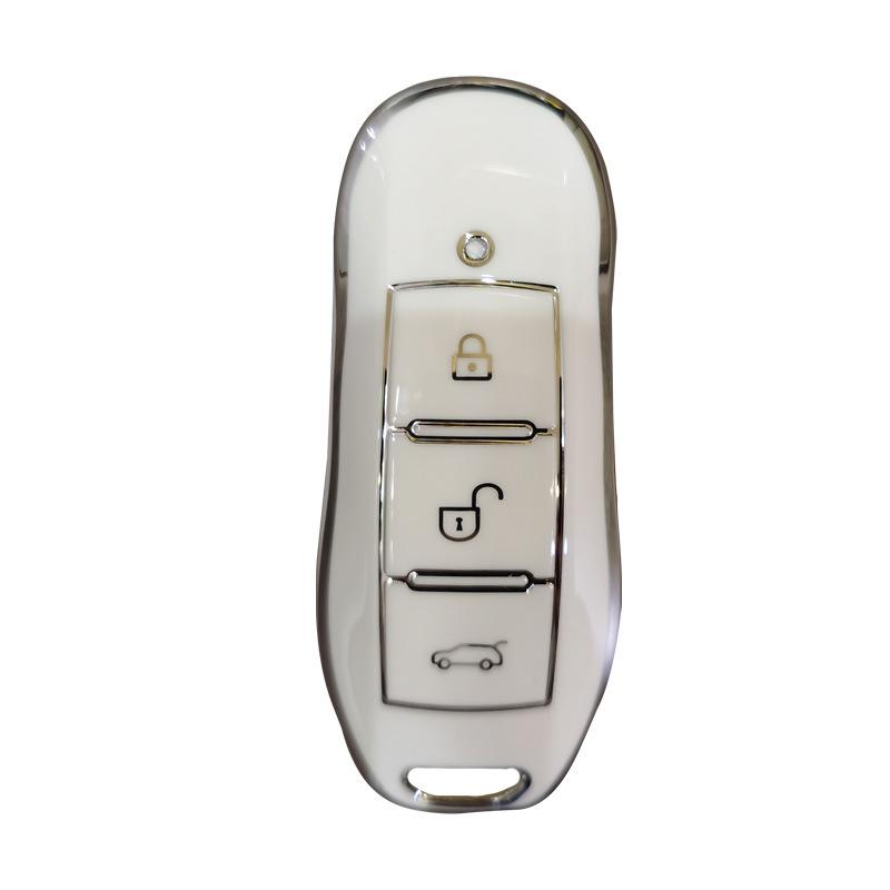 Compatible Key Case for Dongfeng Seres ix5/Fengguang 360/SF5/Red Star IX7/580pro with Snap Button Protection